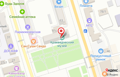 Свободненский краеведческий музей им. Н.И. Попова на карте