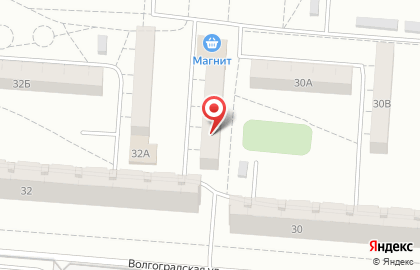 Дебют на Волгоградской улице на карте