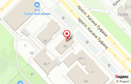 Автосервис Honda на проспекте Хасана Туфана на карте