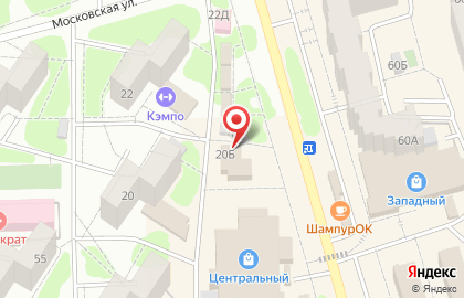 Кафе Ситора на Западной улице на карте