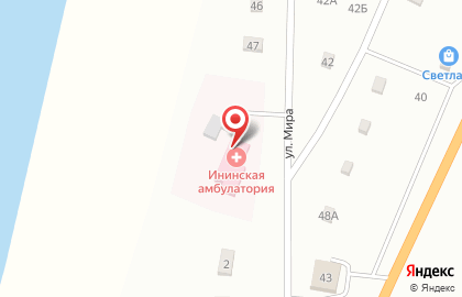 Участковая больница с. Иня на карте