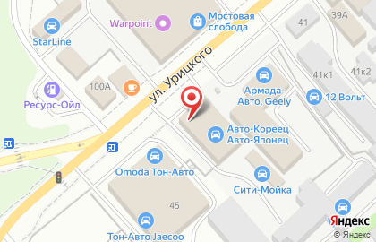 Оптовая фирма Астрон в Ленинском районе на карте