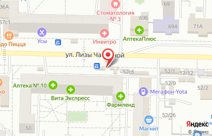 Салон-магазин Compex в Комсомольском районе на карте