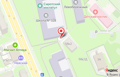 Спортивный клуб Самбист на улице Бабушкина на карте