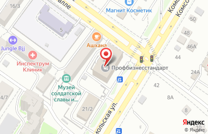 "ГЛАВКОМ" центр недвижимости в Советском районе на карте
