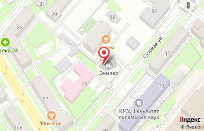 Энилер, мечеть на карте