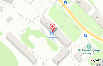 Супермаркет Верный на Приморском шоссе на карте