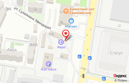 Авра на карте