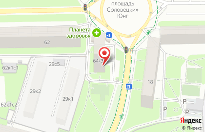 Детская библиотека №62 на карте