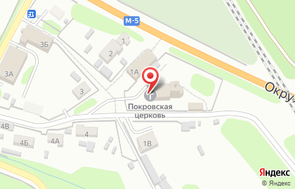 Храм в честь Покрова Пресвятой Богородицы в поселке Храпово на карте
