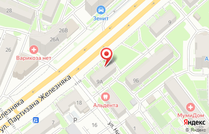 Ателье в Красноярске на карте
