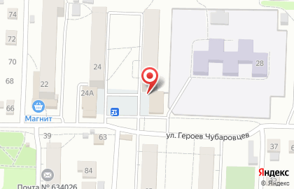 Бриз в Томске на карте
