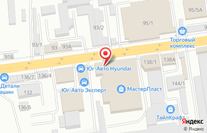 Производственная компания МастерПласт в Карасунском районе на карте