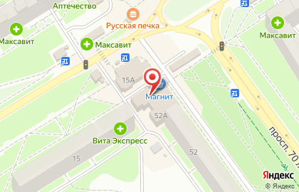 Цветочный магазин в Нижнем Новгороде на карте