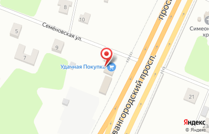 Магазин строительных материалов Удачная покупка в Красносельском районе на карте