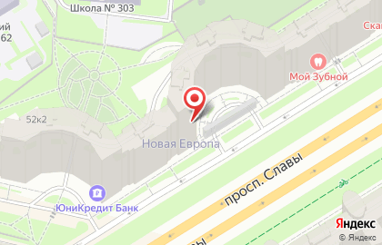 Фирменный салон Miele в Фрунзенском районе на карте