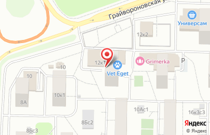 Секонд-Хенд на Грайвороновской, 12 к1 на карте