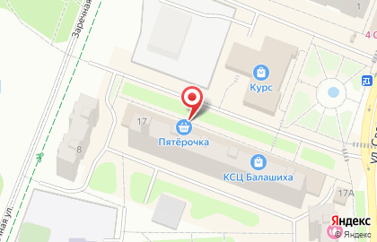 Супермаркет Пятёрочка на Спортивной улице в Балашихе на карте