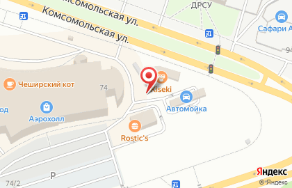 Аэромойка на карте