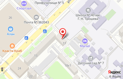 Системы Безопасности на улице Астана Кесаева на карте