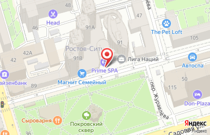 Бильярдный клуб Доберман на улице Суворова на карте