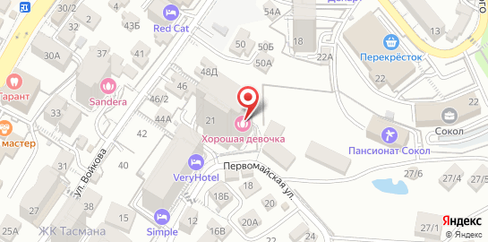 Студия реконструкции волос Хорошая девочка на карте