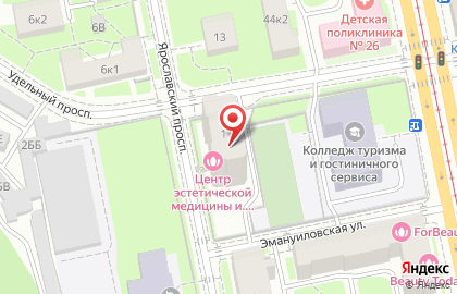 Центр красоты ГРАЦИЯ-МЕD на Ярославском проспекте на карте