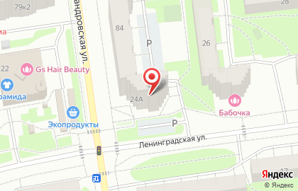 ЗАО Банкомат, МКБ Москомприватбанк на улице Ленинградской на карте