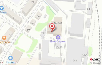 Школа танцев Dance Studio 54 на улице Мусоргского на карте