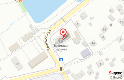 Церковь Троицы Живоначальной в Остафьево на карте