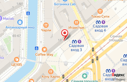 Аптека Планета здоровья на метро Спасская на карте