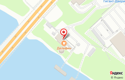 Кафе Дельфин на Площади Гарина-Михайловского на карте