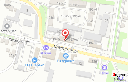 Торгово-производственная компания ГарантПоставка на Советской улице на карте