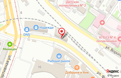 Сеть магазинов мебели Мебель Град на улице Фадеева на карте