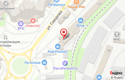 Автоцентр Бриджстоун на улице Говорова на карте