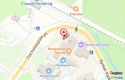 Офис продаж Билайн на бульваре Красных Курсантов на карте