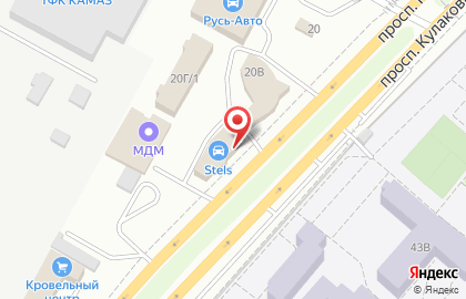 Шинный центр Vianor на проспекте Кулакова на карте