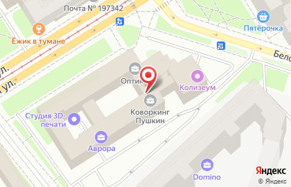 Былина на Торжковской улице на карте