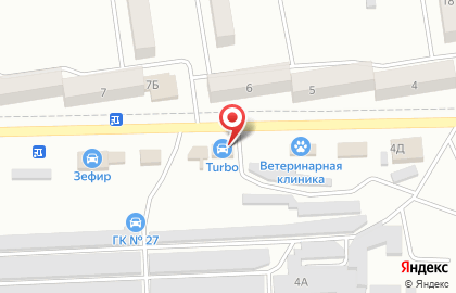 Автосервис Турбо в Волгограде на карте