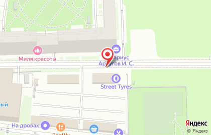 Кафе Еврик в Красносельском районе на карте