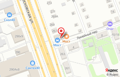 Автосервис Мост на Московской улице на карте