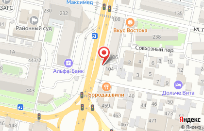 Магазин цветов на улице Тургенева на карте