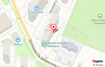 Полянка на Нагорной улице на карте