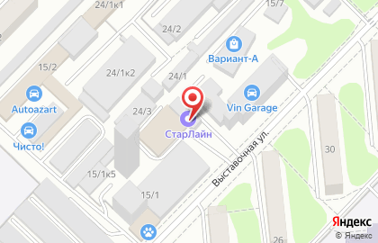 Фирменный установочный центр StarLine на площади Карла Маркса на карте