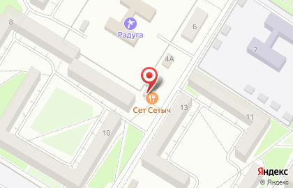 Служба доставки еды Суши Даром на карте