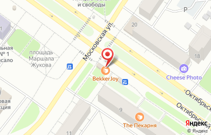 Магазин мясной продукции на Октябрьском проспекте на карте