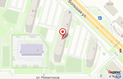 Компания по составлению деклараций на улице Романтиков на карте