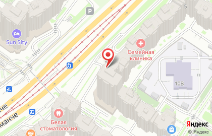 Мясная лавка на улице Баки Урманче на карте