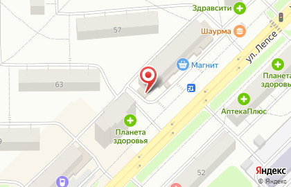 Магазин у дома Бристоль на улице Лепсе, 55 на карте