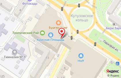 Кафе быстрого питания Subway на Анапском шоссе на карте